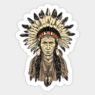 Apache chief Sticker